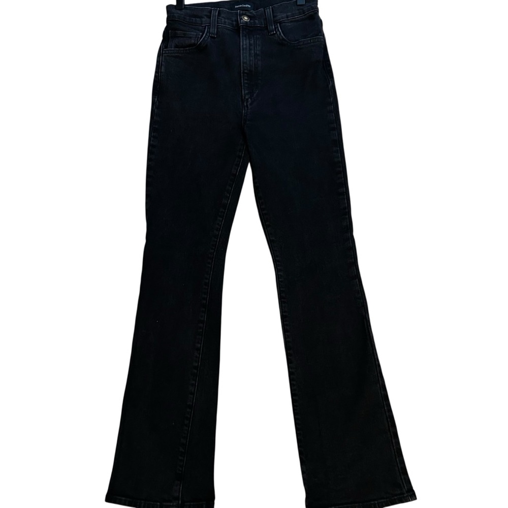 Favorite Daughter Valentina Shortie Jeans in Kyoto Black Denim Size 26